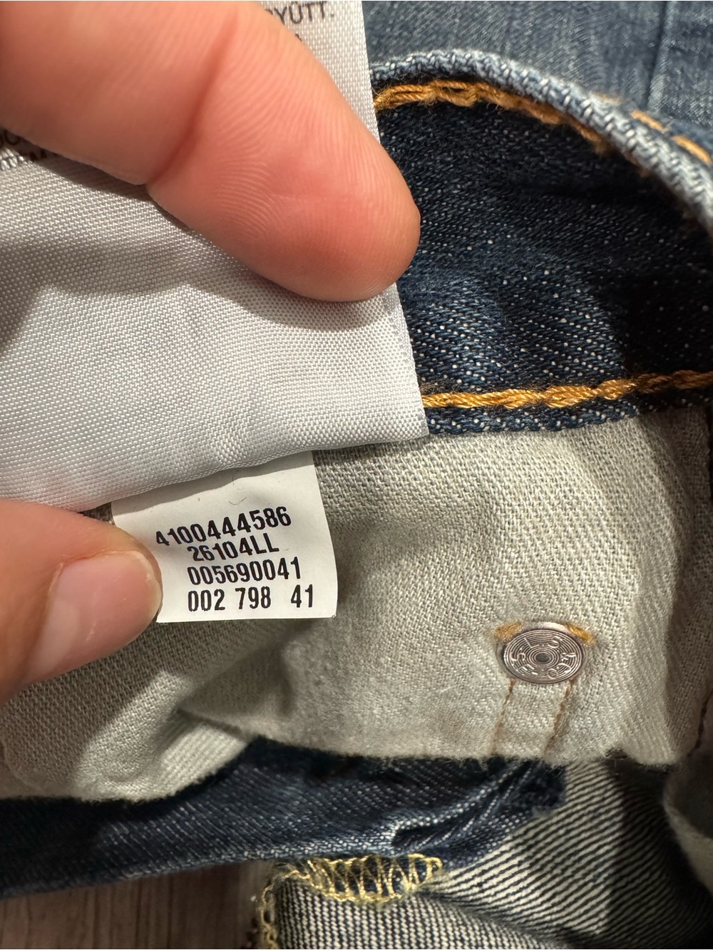 Levi's 569 Men's Jeans 32x32 Straight 100%cotton - Picture 12 of 14